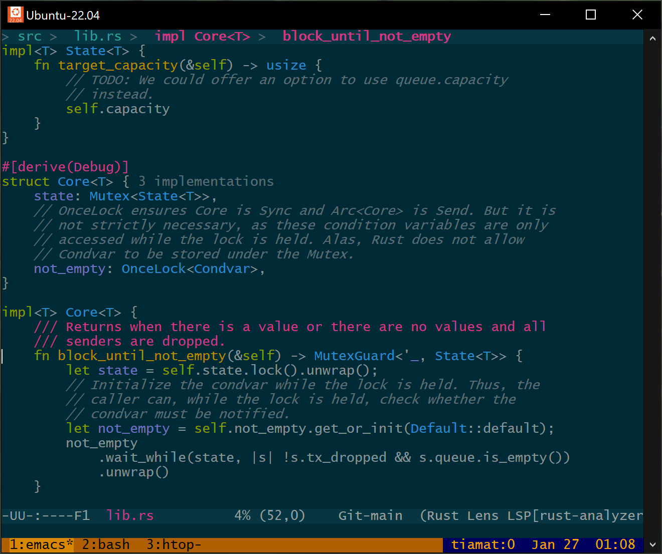 Emacs within tmux within mosh